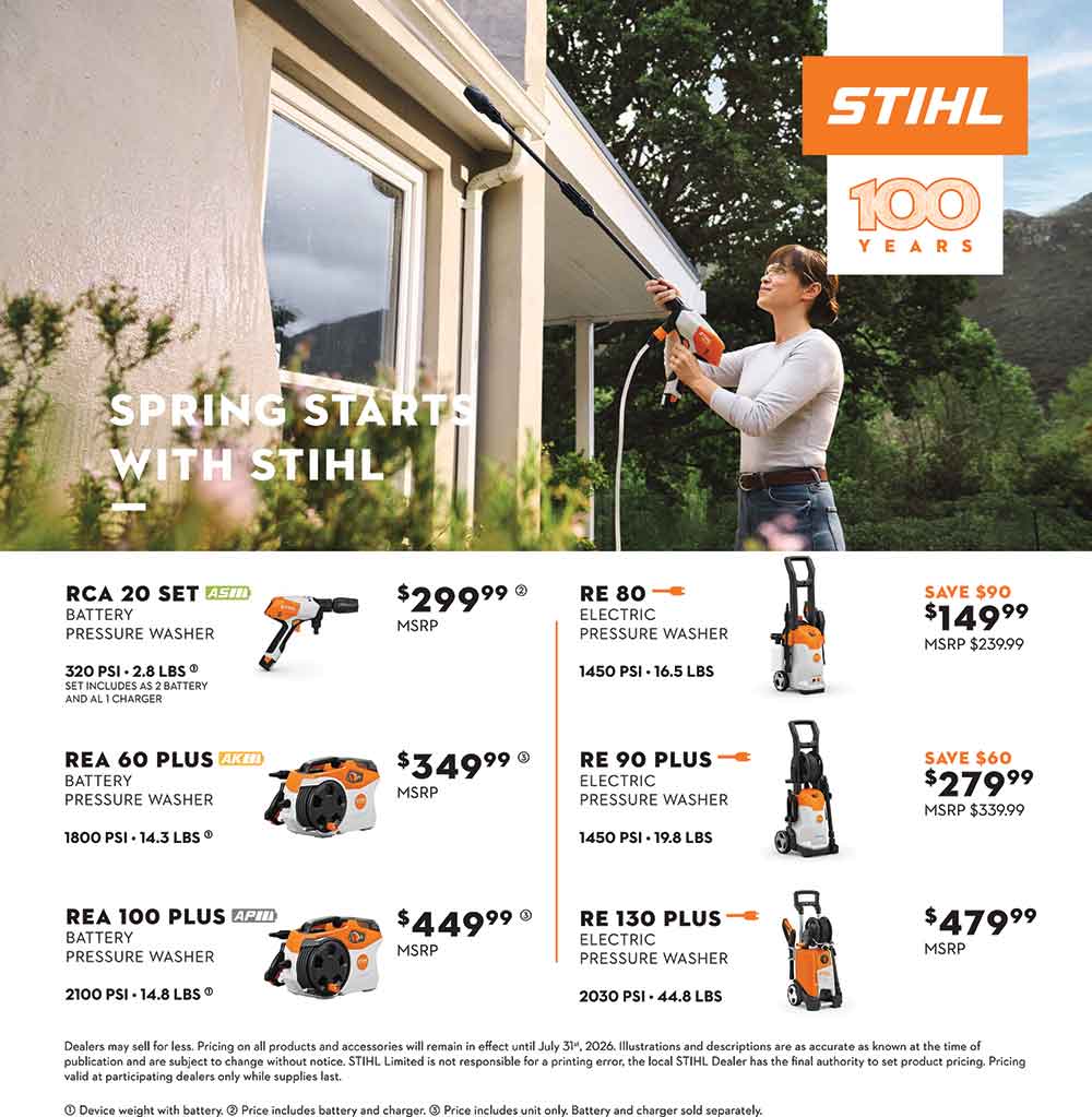 2026 Stihl Sale, Harrow, ON